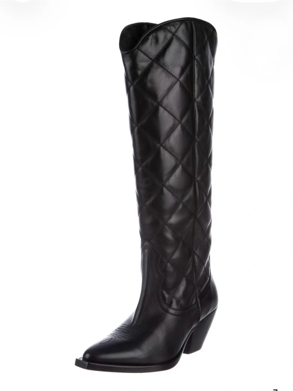Sandro Leather Riding Boots Women's Size: 7 | FR 38
